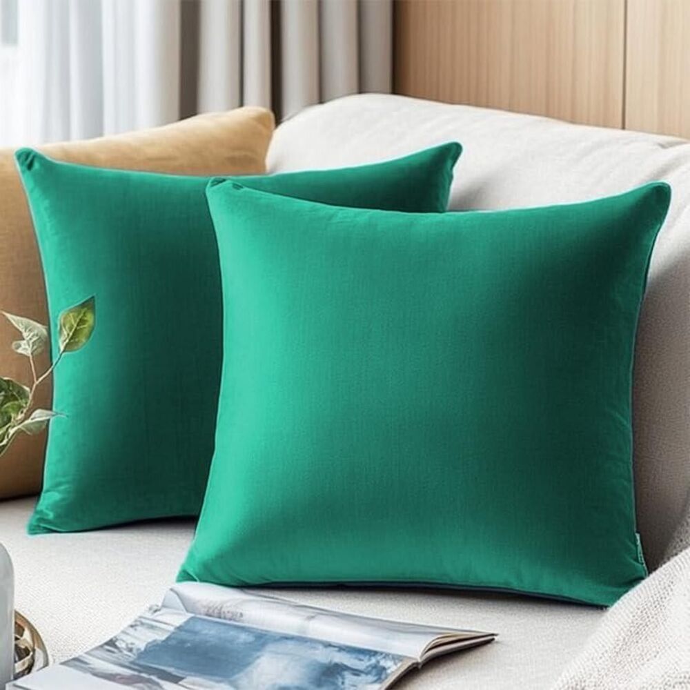 QUORGVES Pillow Covers 16x16 Inch Pack of 2 Velvet Throw Pillow Covers Sofa Deco
